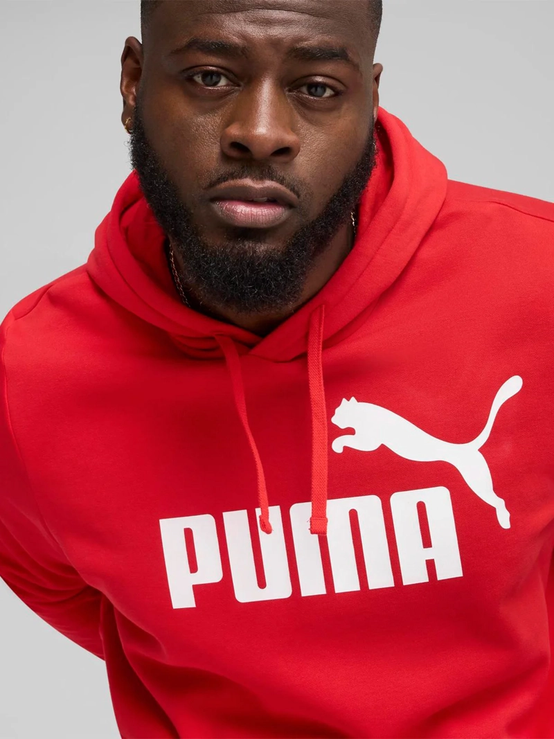 POLERÓN CON CAPUCHA HOMBRE PUMA ESSENTIALS NO.1 LOGO FRISA - 4