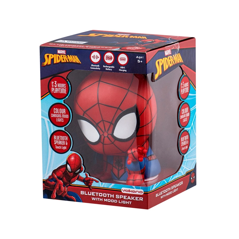 LÁMPARA PARLANTE BLUETOOTH VOLKANO SPIDERMAN - 3