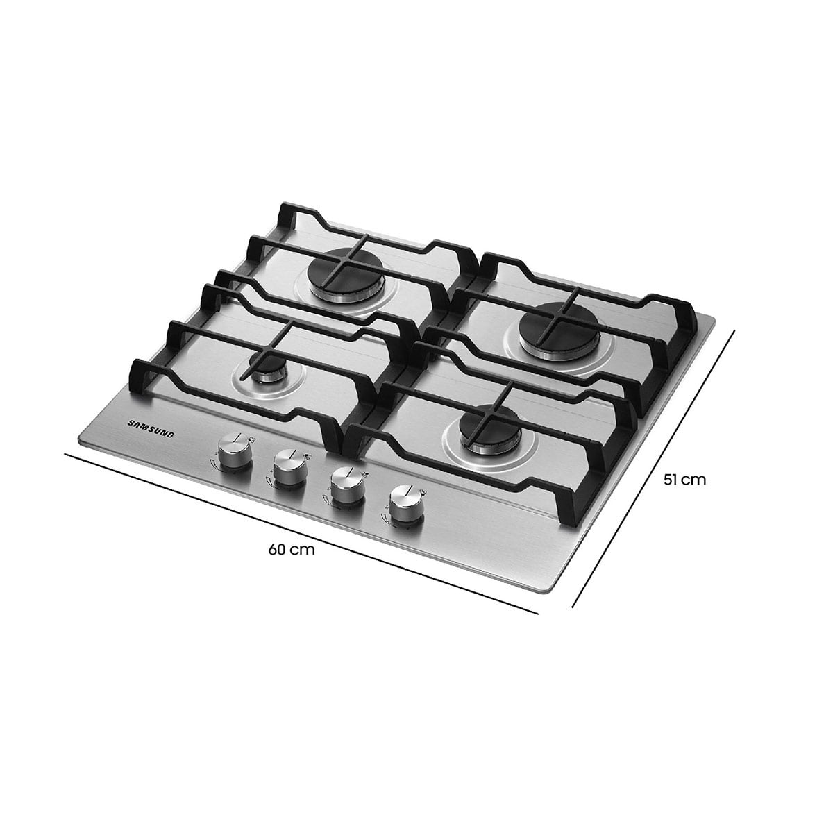 ENCIMERA GAS LICUADO SAMSUNG 4 QUEMADORES NA64D3010AS/ZS - 2