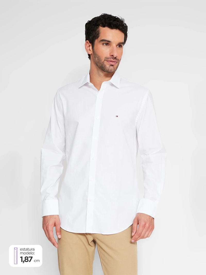 CAMISA HOMBRE TOMMY HILFIGER ALGODÓN MANGA LARGA - 1