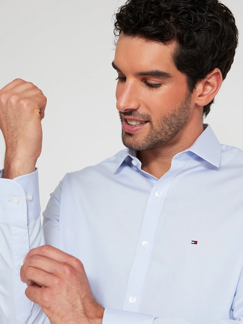 CAMISA HOMBRE TOMMY HILFIGER ALGODÓN MANGA LARGA - 3