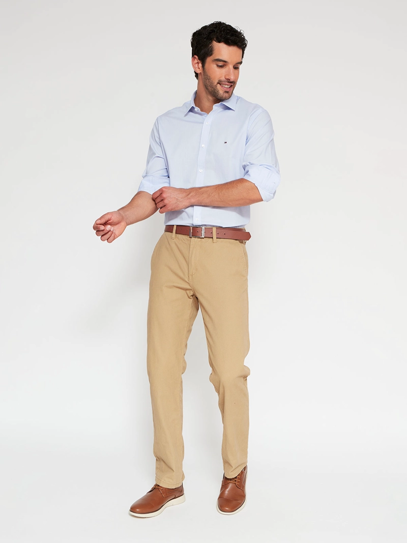 CAMISA HOMBRE TOMMY HILFIGER ALGODÓN MANGA LARGA - 4
