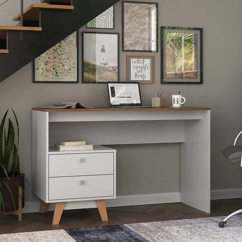 ESCRITORIO DI PORETTI DESIGN ELLIE 2C BLANCO - 4
