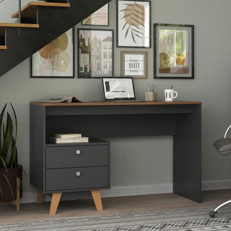 ESCRITORIO DI PORETTI DESIGN ELLIE 2C NEGRO - 4