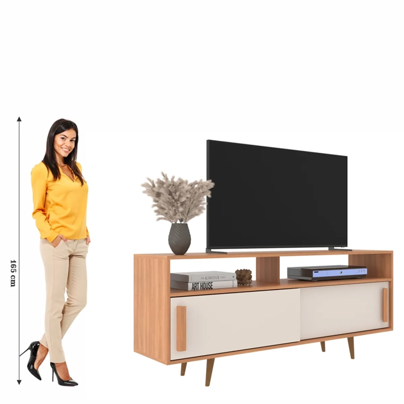 RACK DI PORETTI DESIGN FILADELFIA 70" 2P CAFÉ - 3
