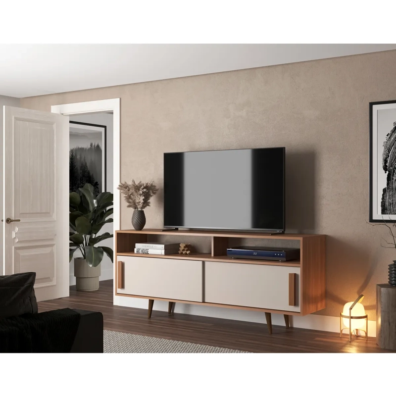 RACK DI PORETTI DESIGN FILADELFIA 70" 2P CAFÉ - 5