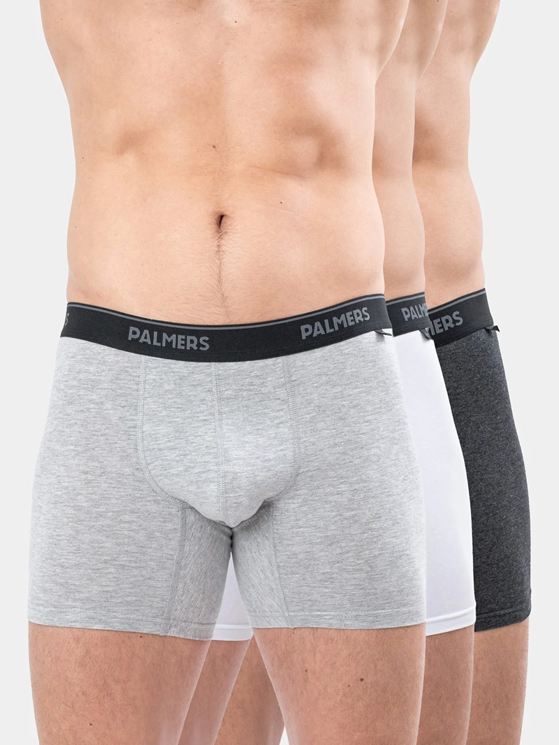 PACK X3 BÓXER HOMBRE PALMERS ALGODÓN MEDIO - 1