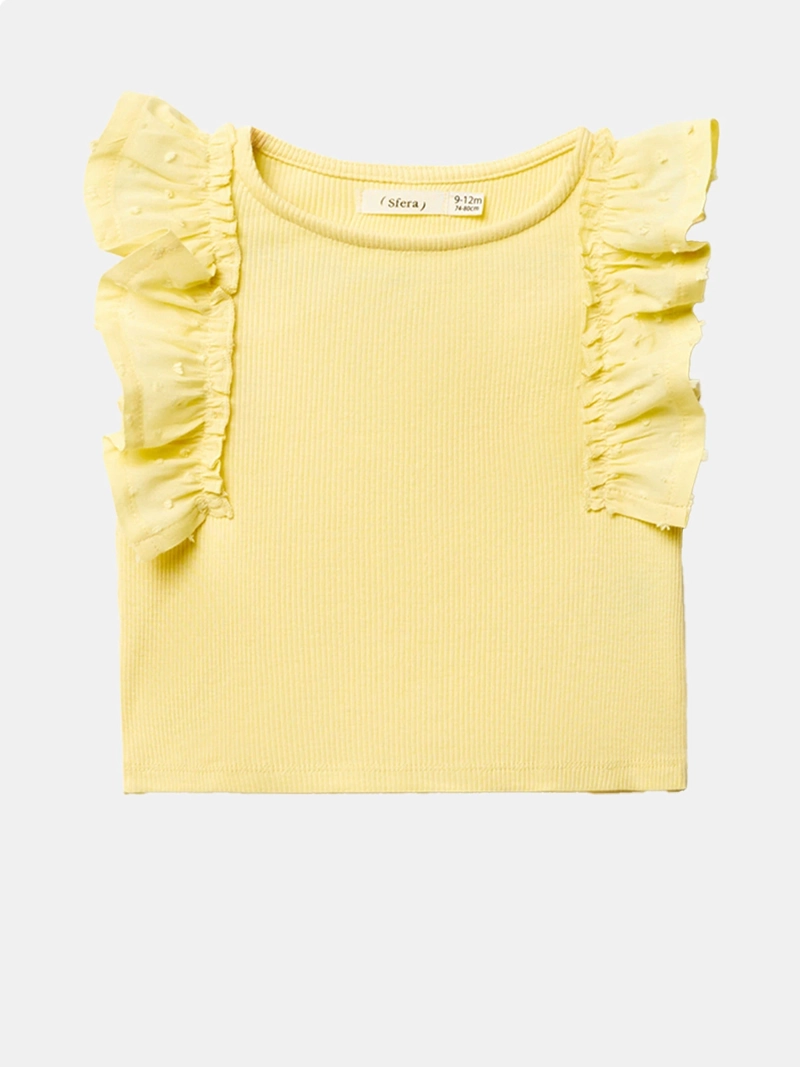 POLERA BEBÉ SFERA AMARILLO