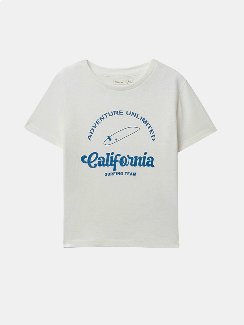 POLERA NIÑO SFERA BLANCO  - 1