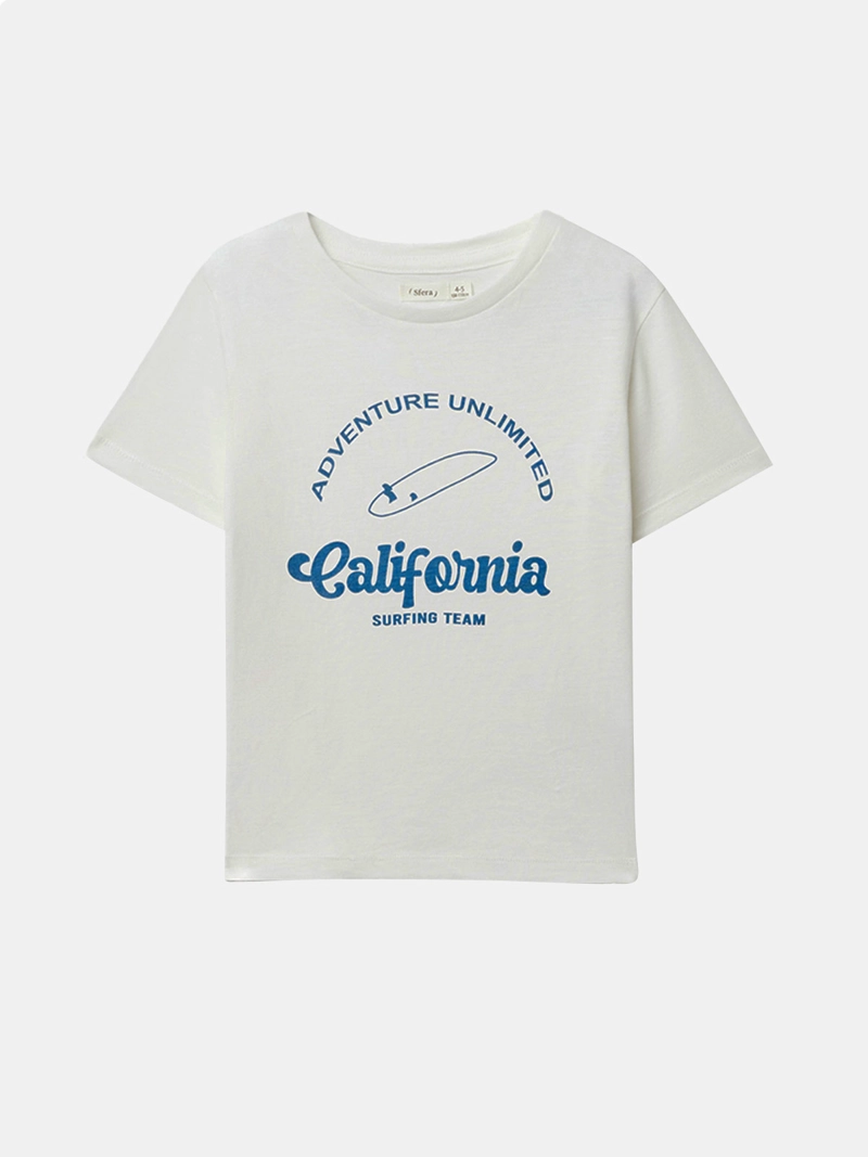 POLERA NIÑO SFERA BLANCO  - 1