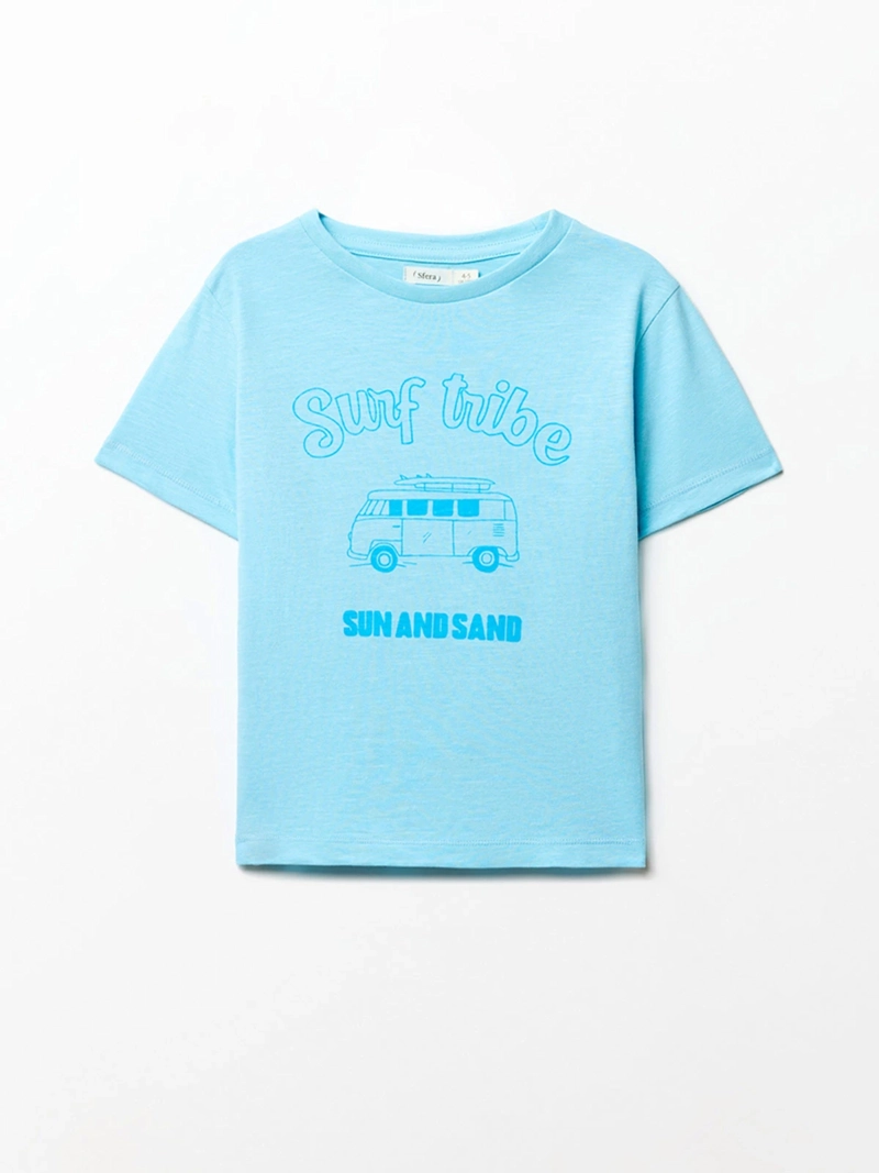 POLERA NIÑO SFERA AZUL - 1