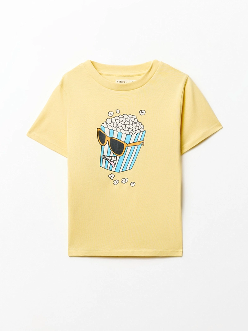 POLERA NIÑO SFERA AMARILLO - 1