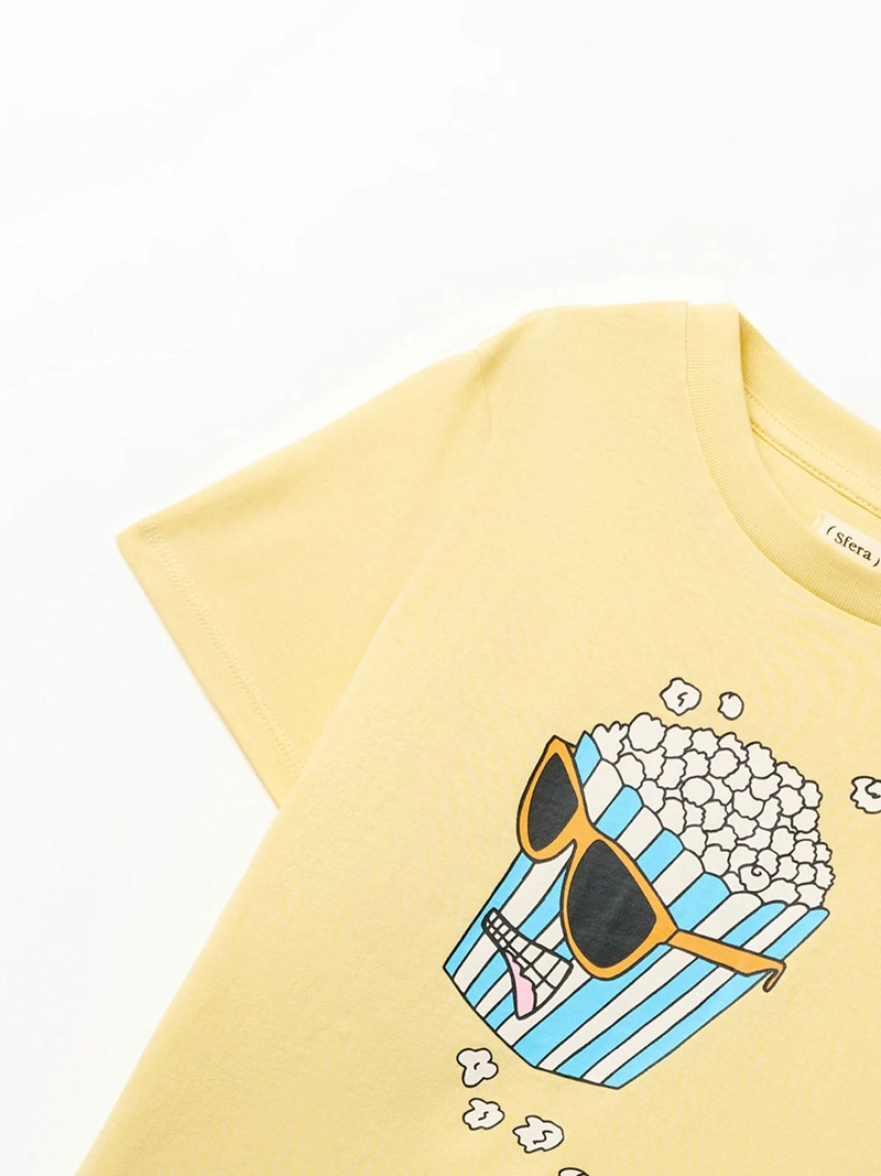 POLERA NIÑO SFERA AMARILLO - 3