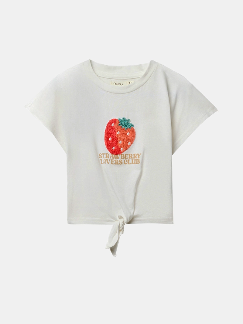 POLERA NIÑA SFERA ECRU - 1