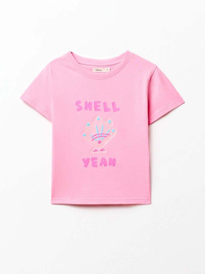 POLERA NIÑA SFERA FUCSIA - 1
