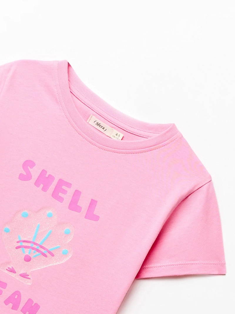 POLERA NIÑA SFERA FUCSIA - 2