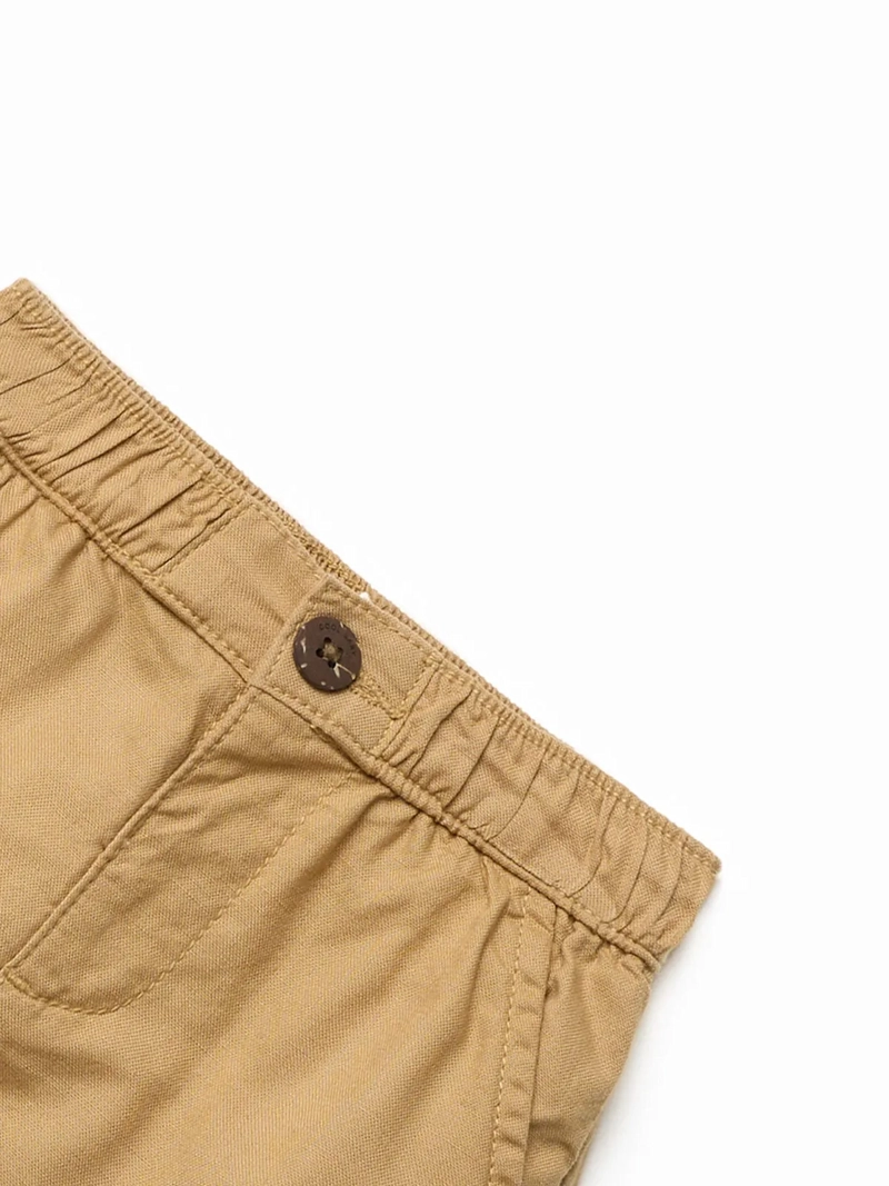 SHORT NIÑO SFERA CAMEL - 2