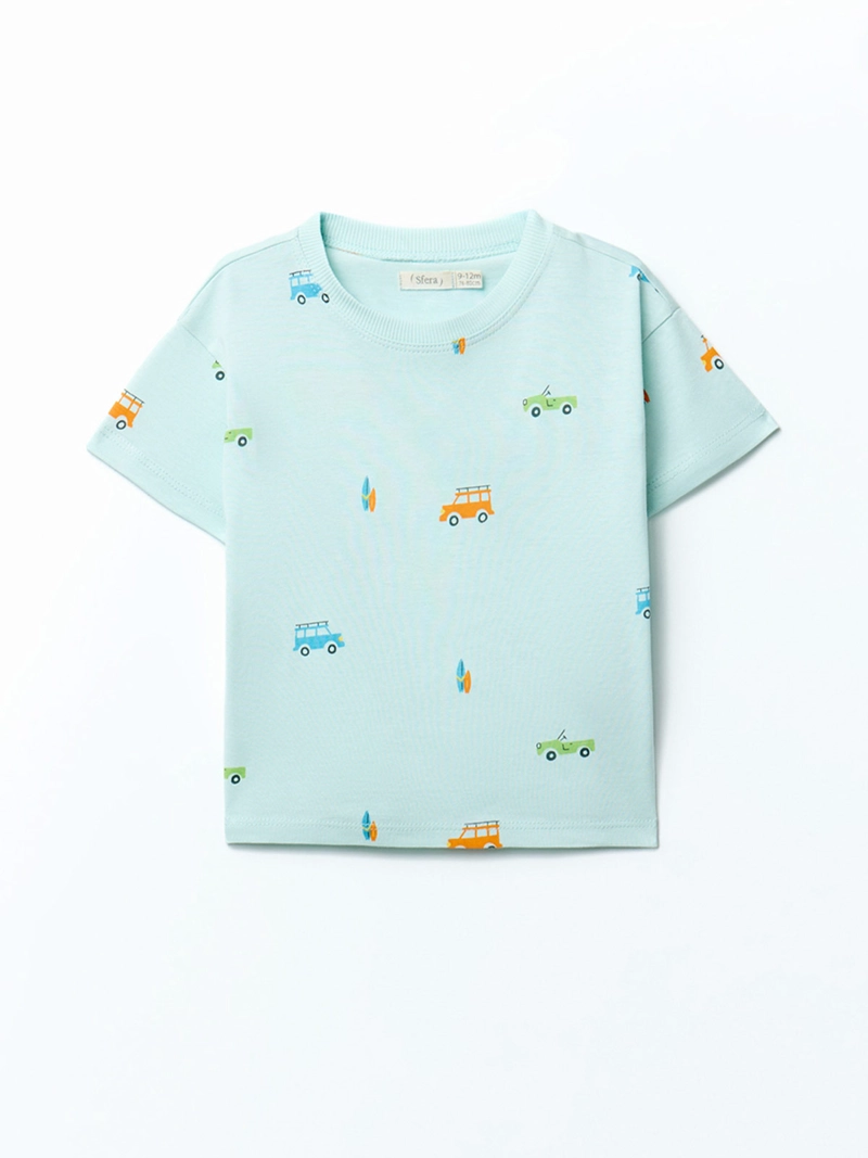 POLERA NIÑO SFERA VERDE - 1