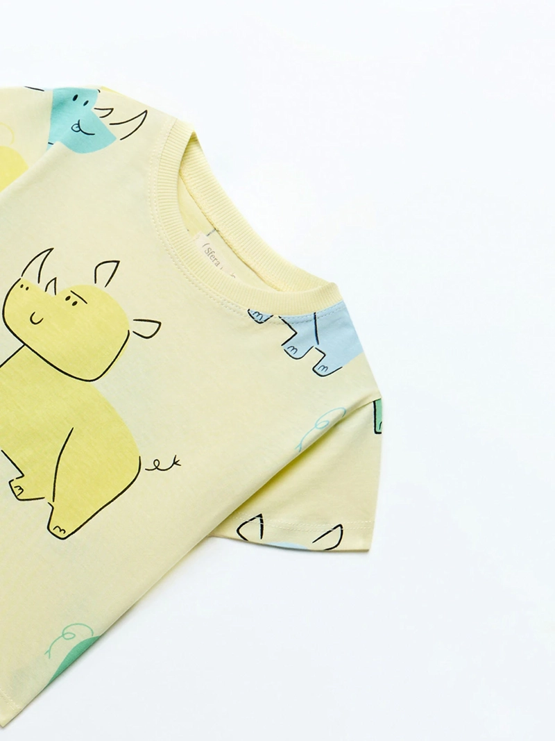 POLERA NIÑO SFERA AMARILLO - 3