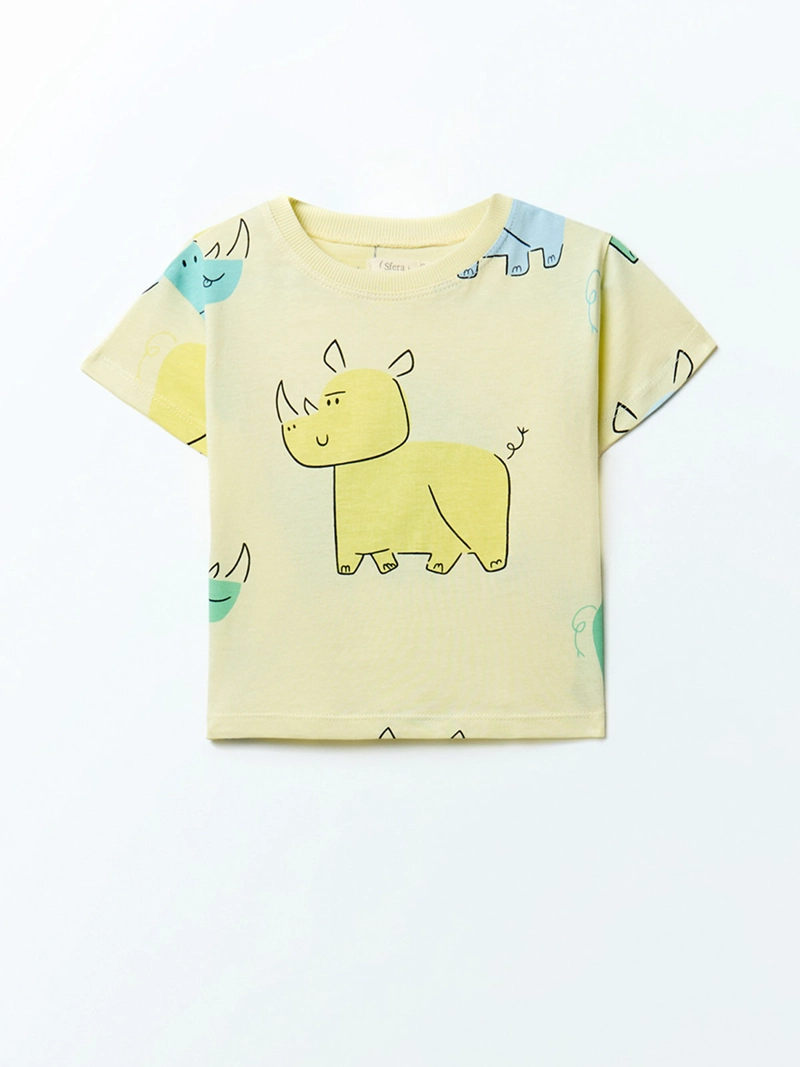 POLERA NIÑO SFERA AMARILLO - 1