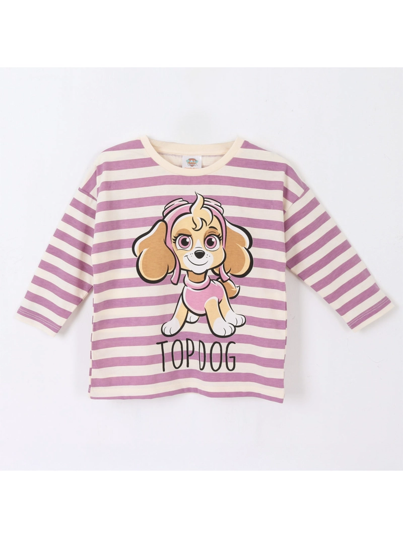 POLERA NIÑA PAW PATROL MANGA LARGA - 1