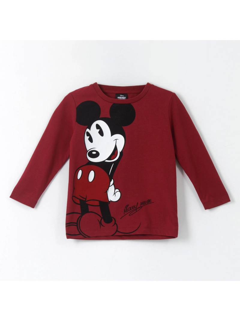 POLERA NIÑO DISNEY MICKEY MANGA LARGA - 1