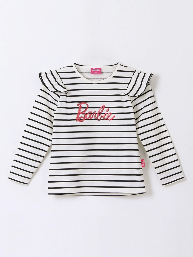 POLERA MANGA LARGA NIÑA BARBIE - 1