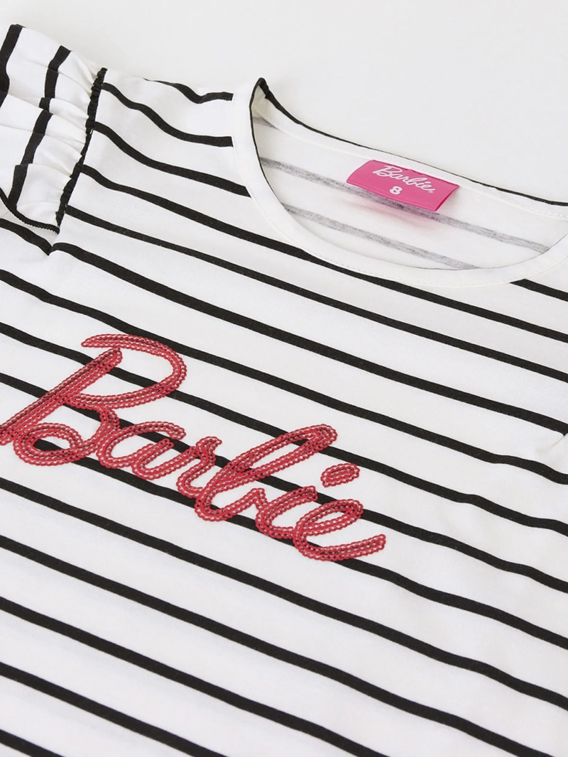 POLERA MANGA LARGA NIÑA BARBIE - 3