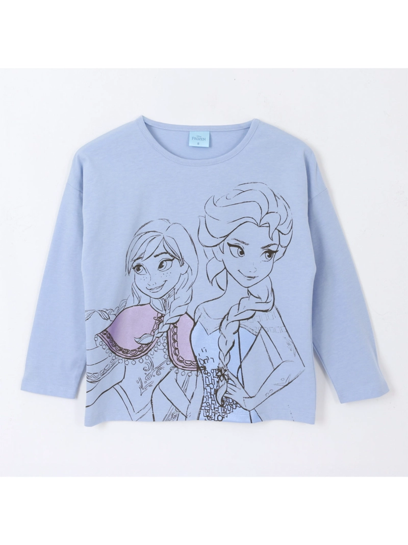 POLERA NIÑA DISNEY FROZEN MANGA LARGA - 1