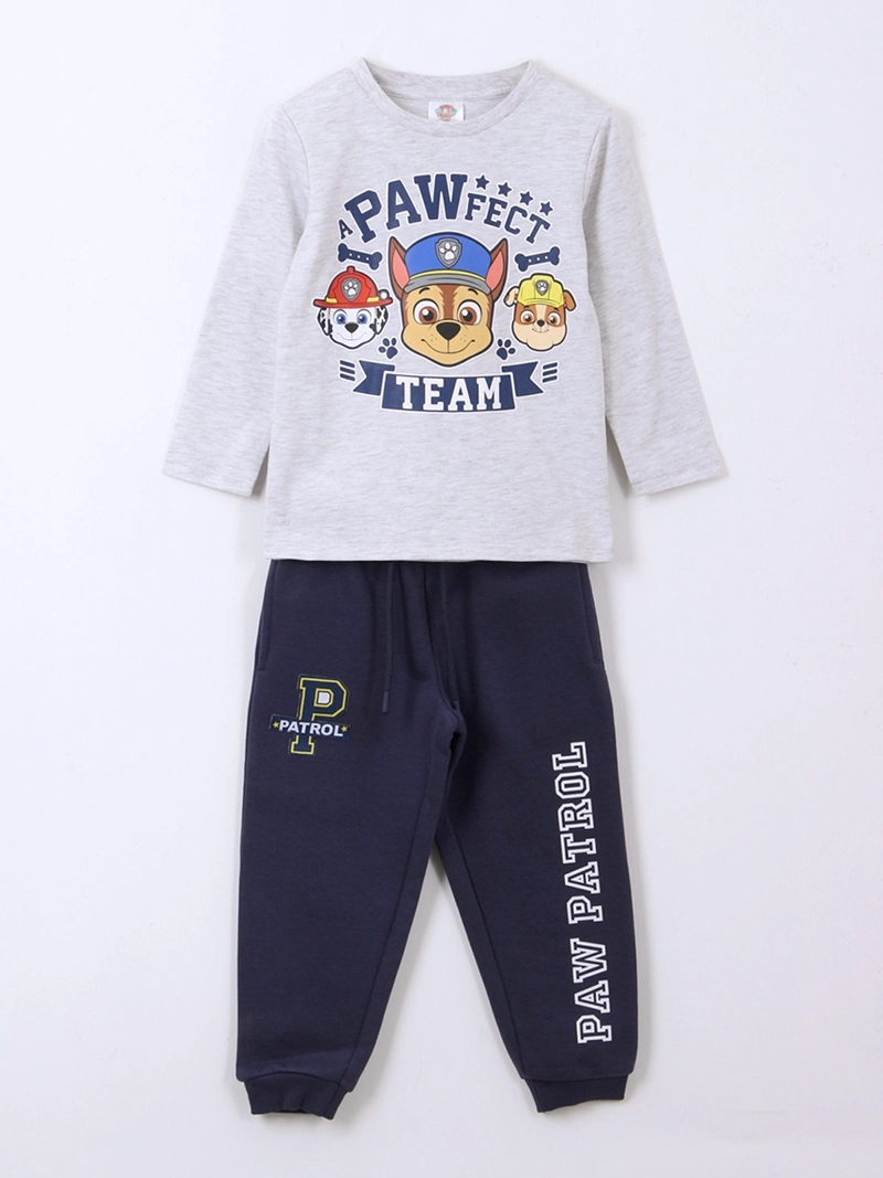 CONJUNTO NIÑO PAW PATROL TEAM ALGODÓN