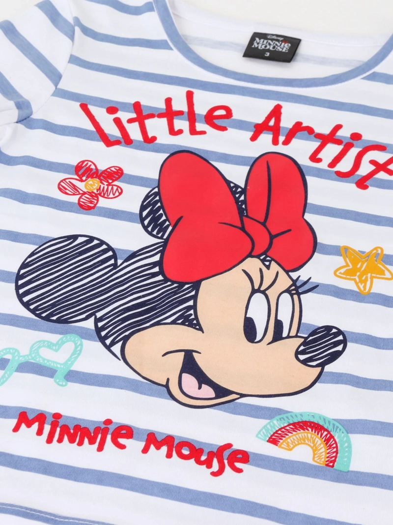 POLERA NIÑA DISNEY MANGA LARGA MINNIE - 3