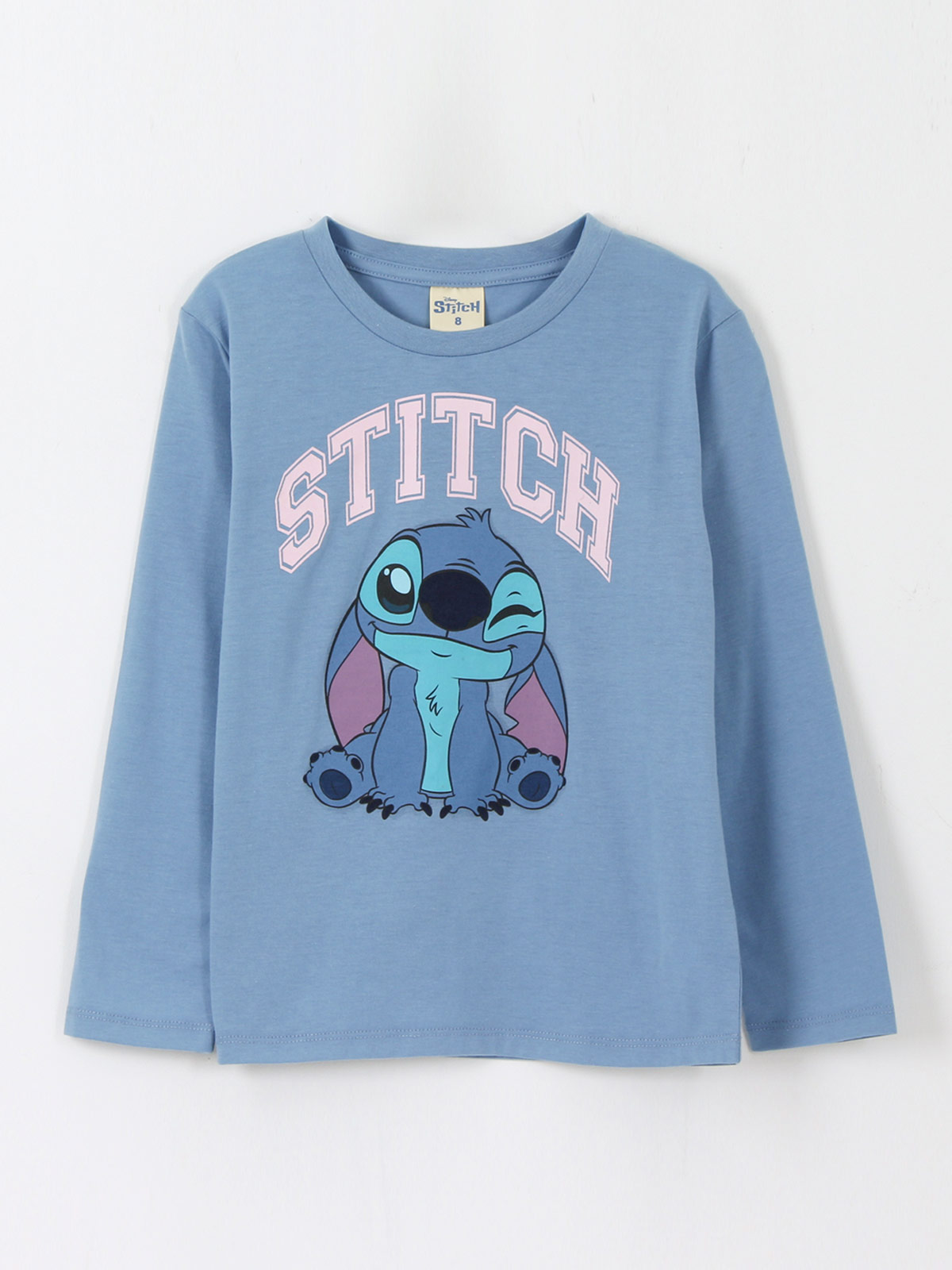 POLERA MANGA LARGA NIÑA DISNEY STITCH - 1