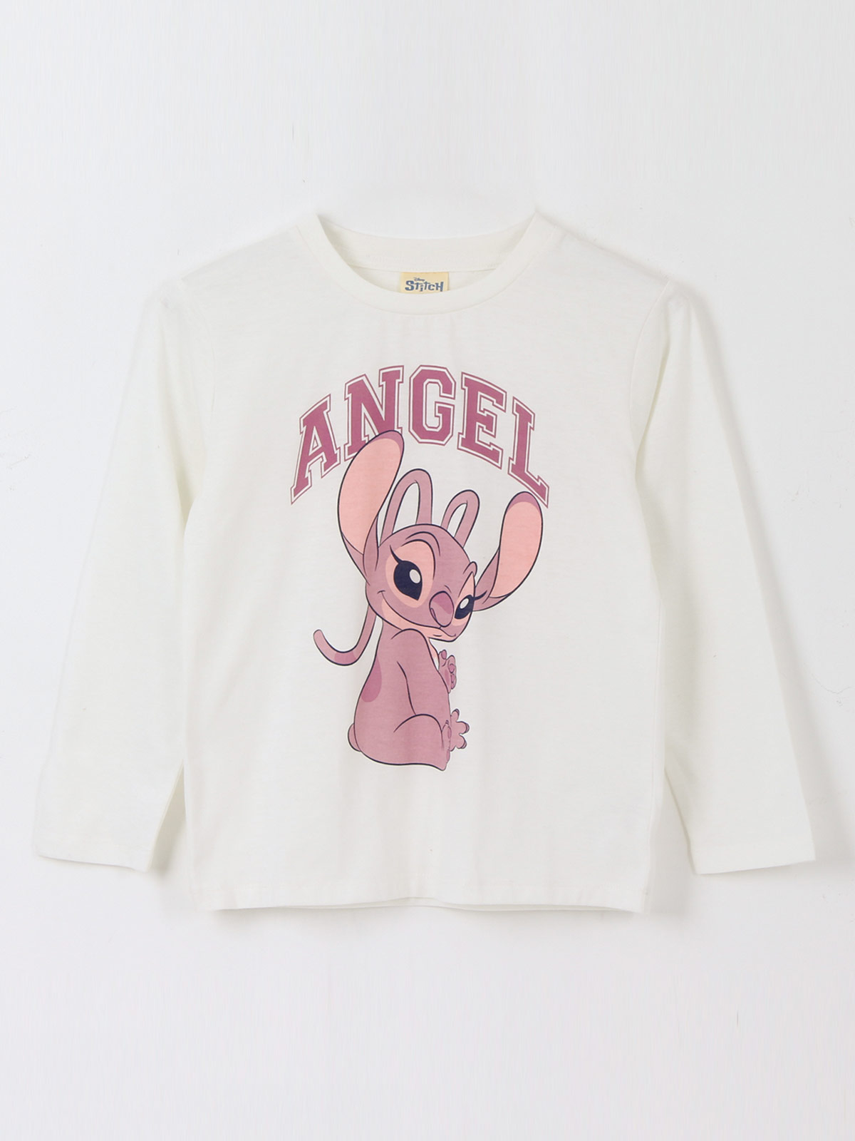 POLERA MANGA LARGA NIÑA DISNEY STITCH - 1