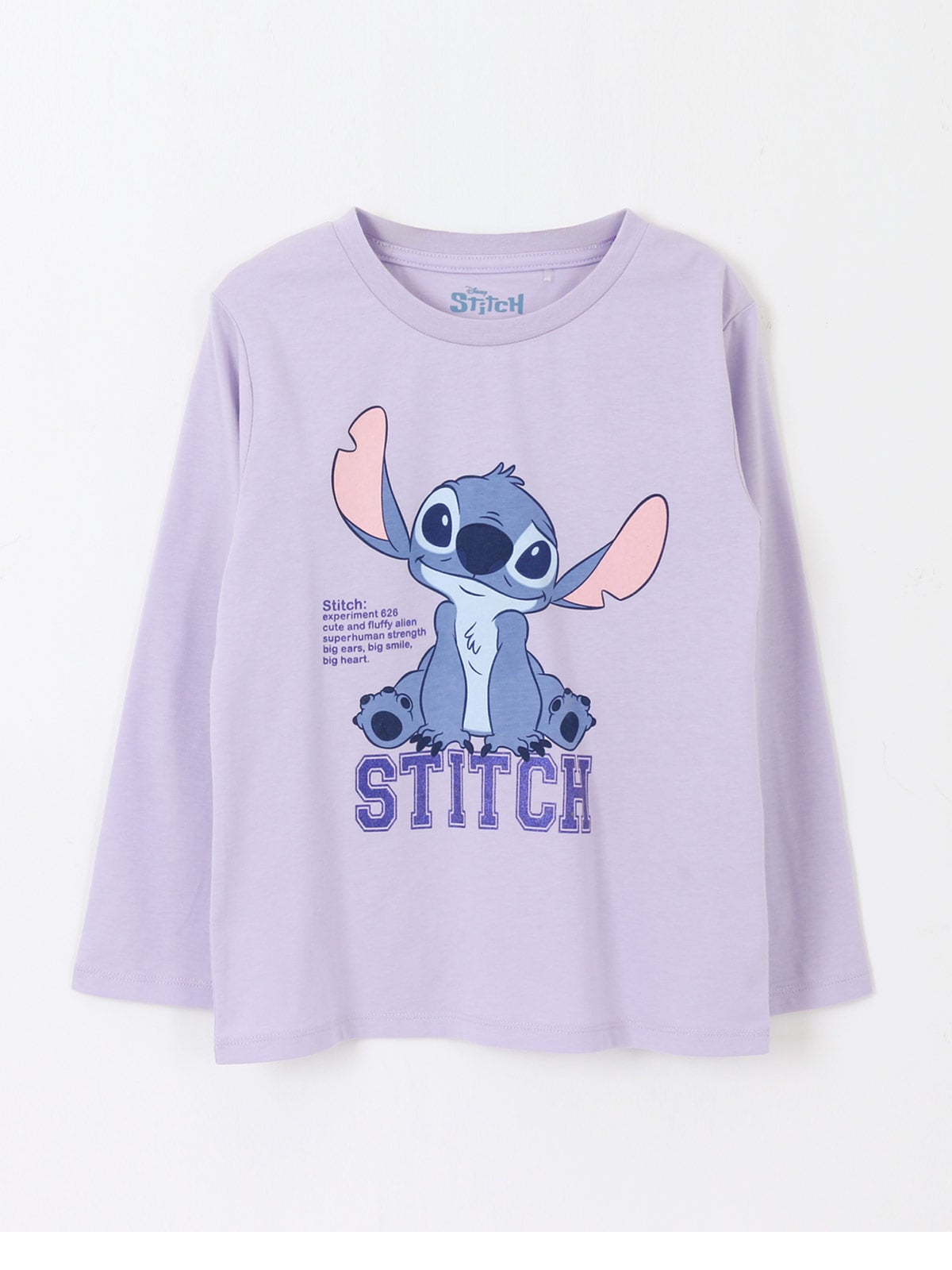 POLERA MANGA LARGA NIÑA DISNEY STITCH - 1