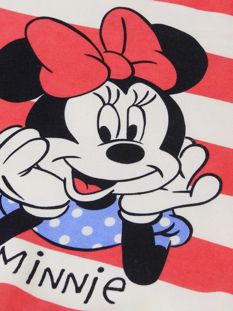 POLERÓN NIÑA DISNEY MINNIE CERRADO RAYAS - 3
