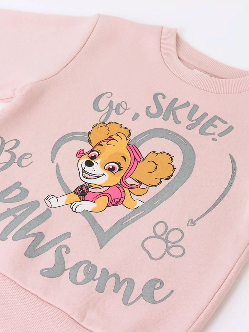 CONJUNTO NIÑA PAW PATROL CORAZONES - 3