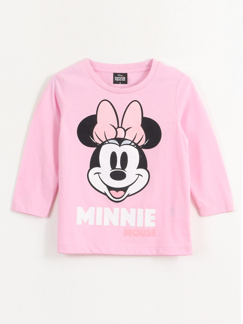 POLERA MANGA LARGA NIÑA DISNEY MINNIE MOUSE - 1