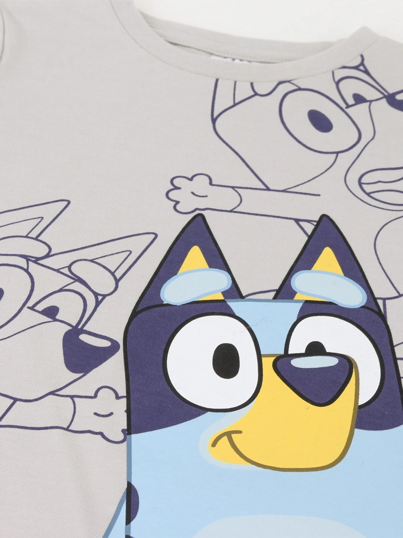 POLERA NIÑO BLUEY MANGA LARGA - 3