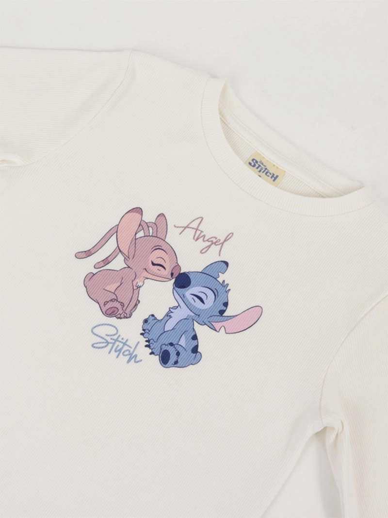 POLERA NIÑA DISNEY LILO & STITCH MANGA LARGA - 3