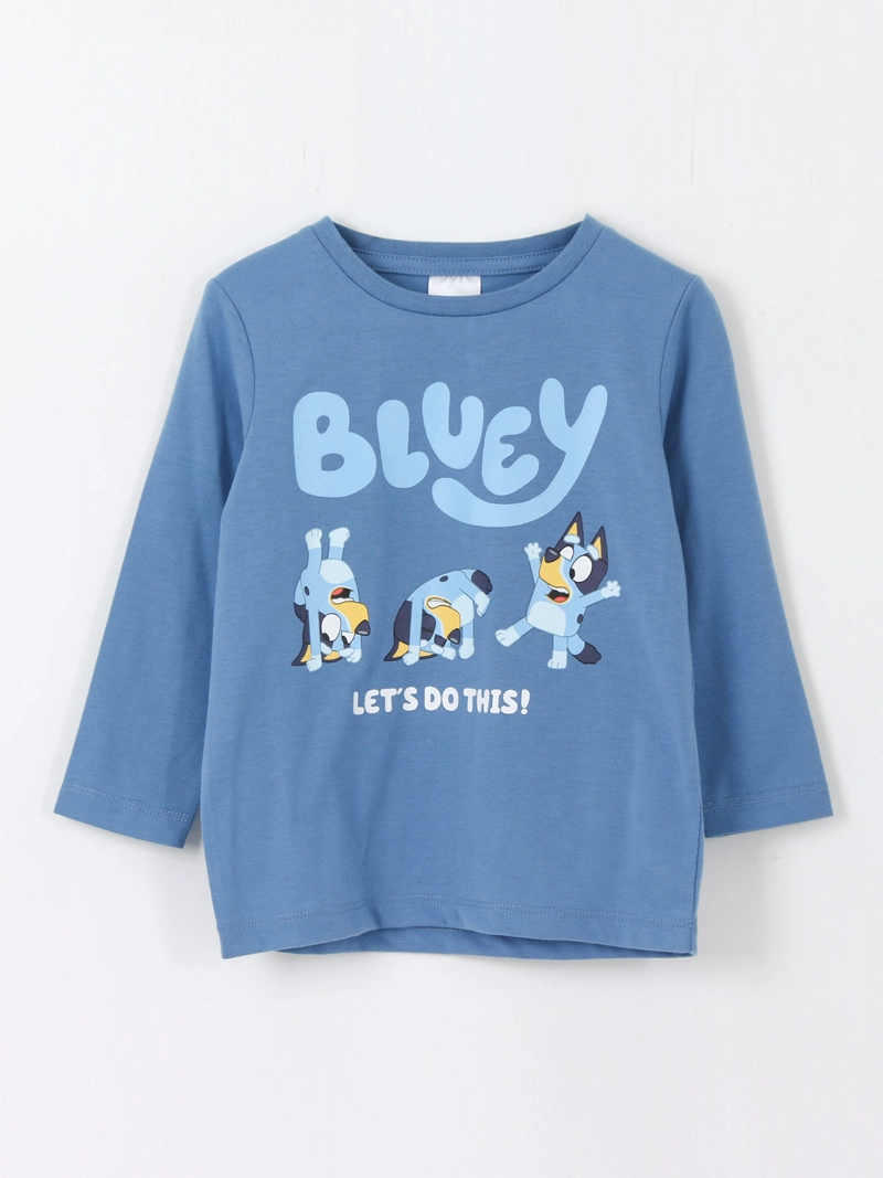 BLUEY POLERA MANGA LARGA NIÑA BLUEY