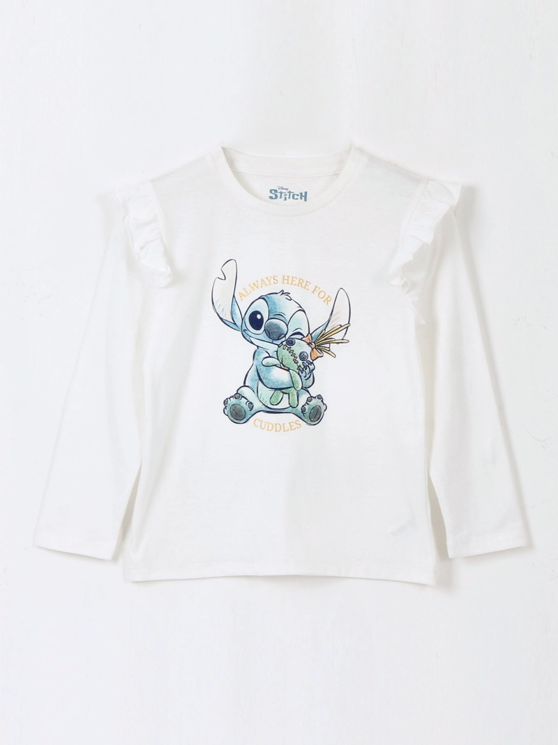 POLERA MANGA LARGA NIÑA DISNEY STITCH - 1