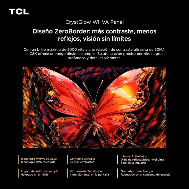 SMART TV TCL QLED MINI LED 4K UHD 75” 75C8K - 3