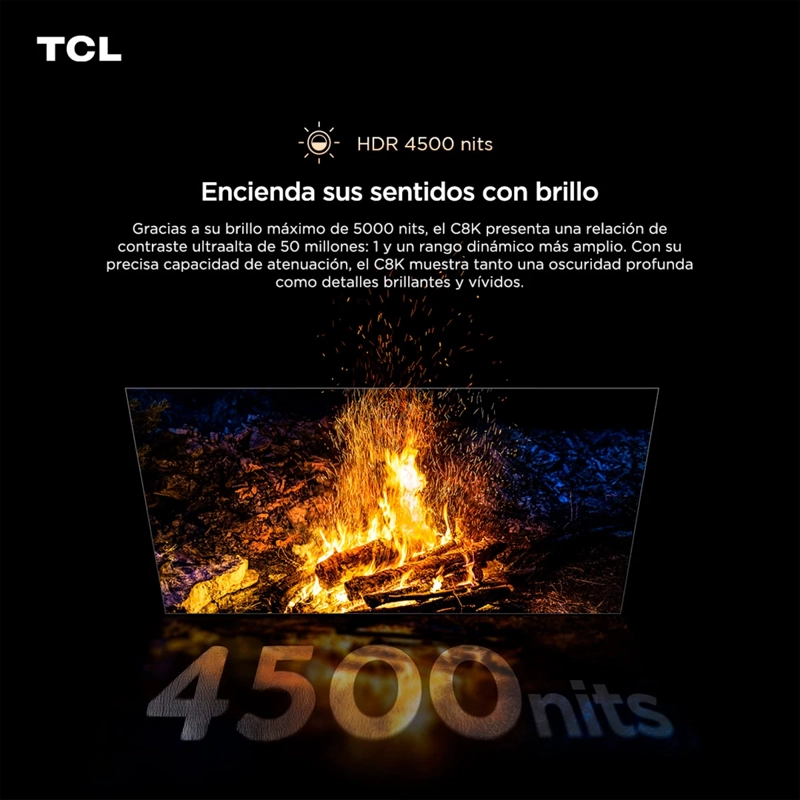 SMART TV TCL QLED MINI LED 4K UHD 75” 75C8K - 7