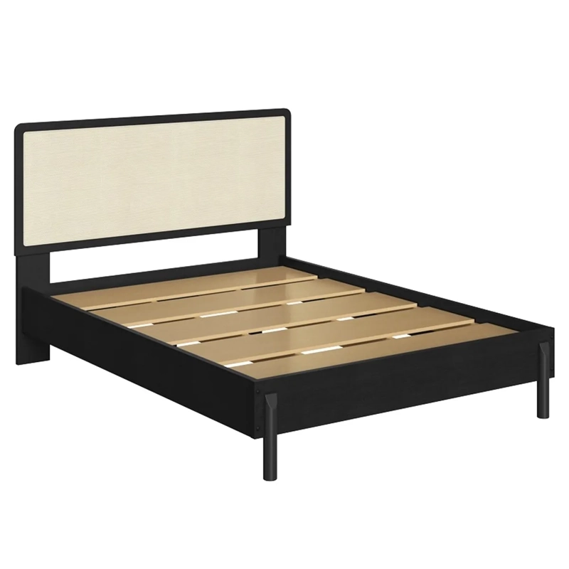 CAMA EUROPEA DECOCASA BALI 2 PLAZAS NEGRO - 2