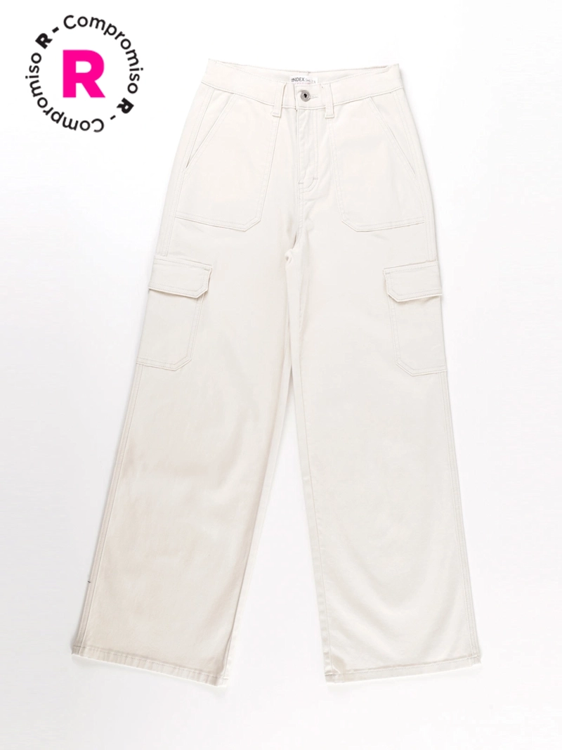 PANTALÓN NIÑA INDEX TEEN CARGO - 1