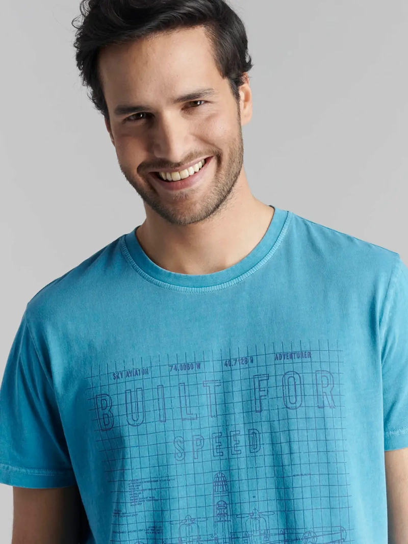 POLERA HOMBRE FEROUCH ALGODÓN MANGA CORTA - 3