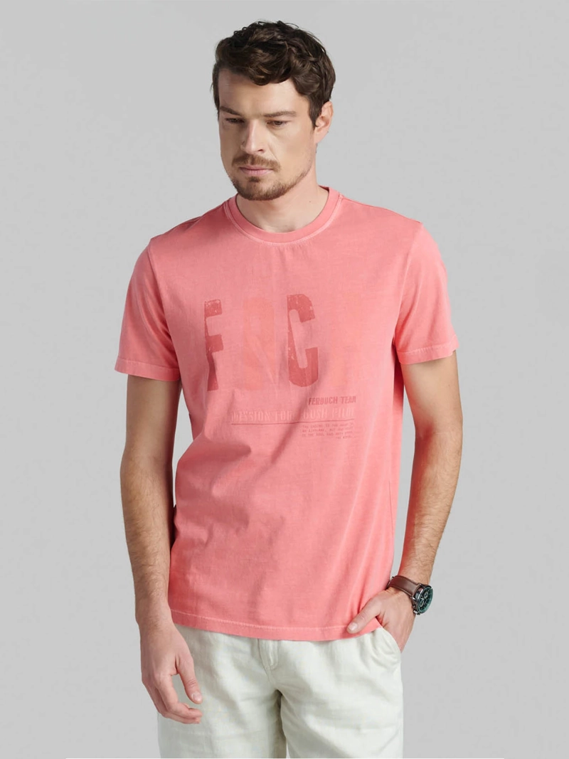 POLERA HOMBRE FEROUCH ALGODÓN MANGA CORTA - 1