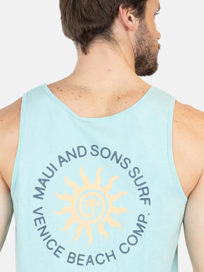 POLERA HOMBRE MAUI AND SONS ALGODÓN SIN MANGAS - 3