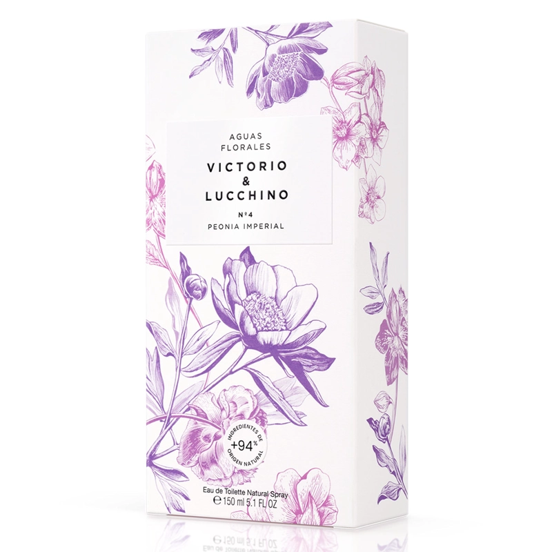 PERFUME MUJER VICTORIO LUCCHINO AGUAS FLORALES N4 PEONIA IMPERIAL EDT 150 ML - 3