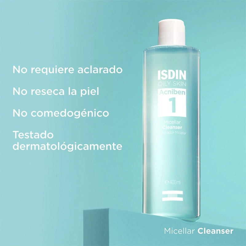 DESMAQUILLANTE ISDIN  ACNIBEN MICELAR 400 ML - 3
